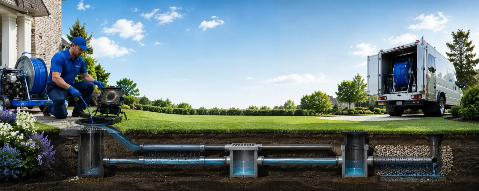 Outdoor drain cleaning information for Friendsville, PA